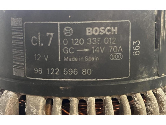 Генератор 0120335012   Citroen Berlingo      