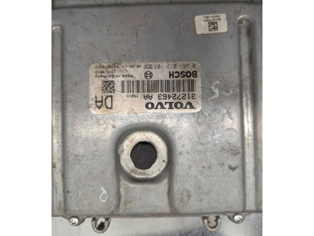 Блок управления двигателя 31272463AA, 0281012103   Volvo V50