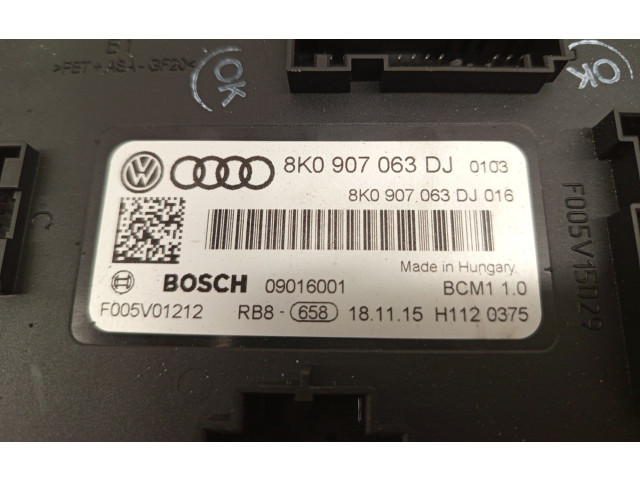 Блок комфорта 8K0907063DJ Audi Q5 SQ5