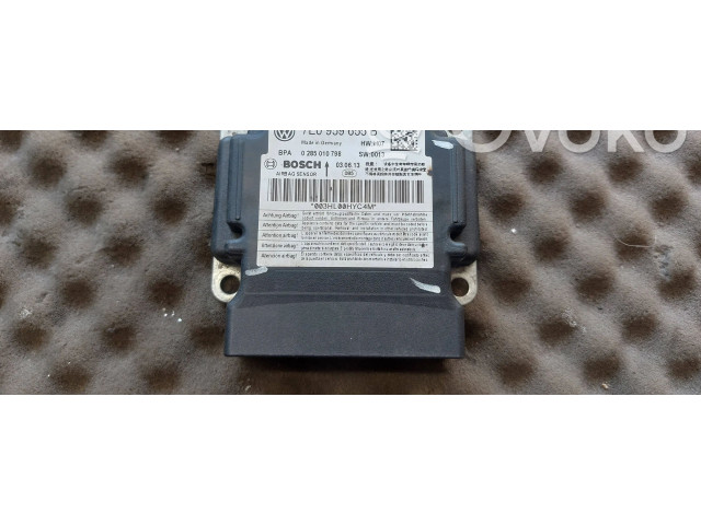 Блок подушек безопасности 7E0959655B, 0285010798   Volkswagen Caddy