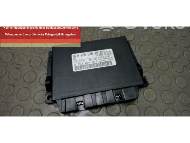 Блок управления постоянной скорости (cruise) A0265450932 Mrcedes-Benz E W210