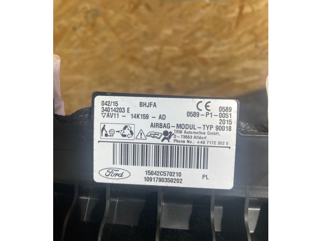Боковая подушка безопасности Av1114k159ad, 34014203   Ford B-MAX