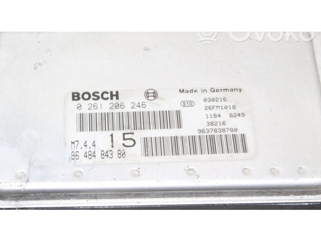 Řídící jednotka 0261206246, 9648484380 Citroen Saxo 2002