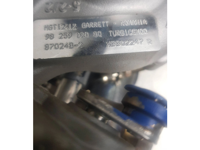 Turbodmychadlo Турбина 9825982080, 8702482 Peugeot 208