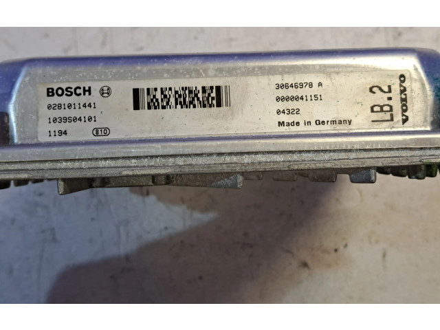 Блок управления двигателя     0281011441, 30646978    Volvo XC90 