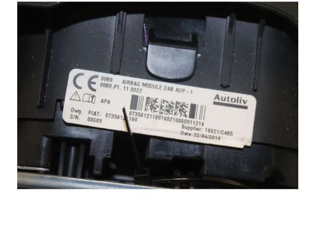 Подушка безопасности водителя 07356121160   Fiat 500L