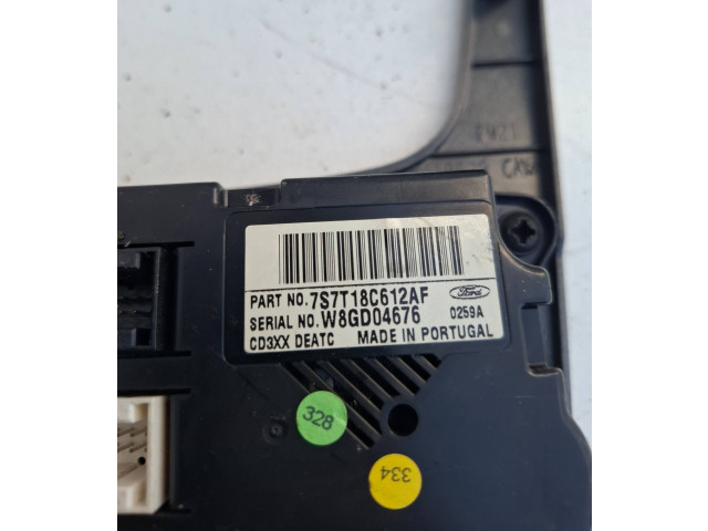Блок управления климат-контролем 7S7T18C612AF Ford S-MAX