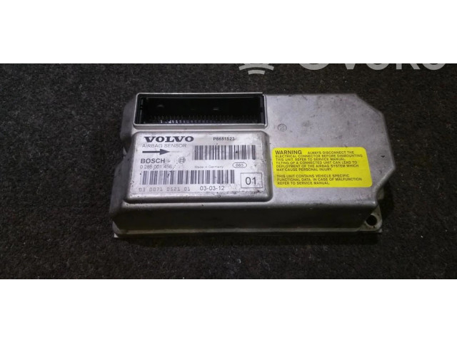 Блок подушек безопасности 0285001456, P8651523   Volvo V70