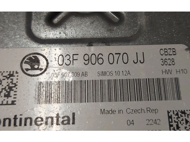 Блок управления двигателя 03F906070JJ Skoda Yeti (5L)