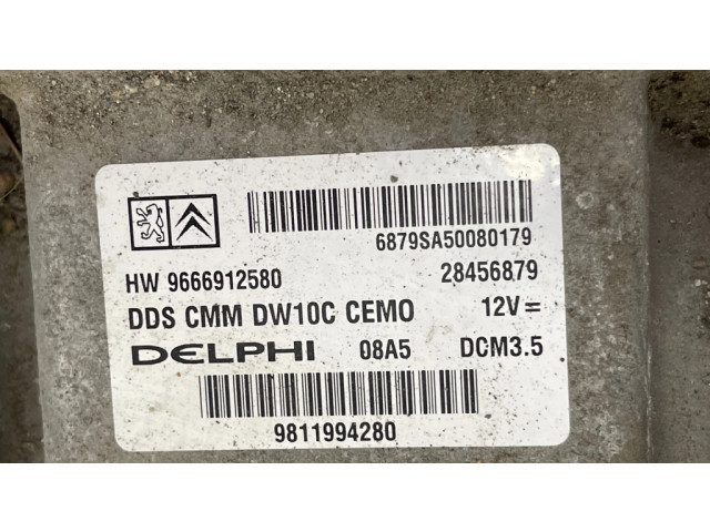 Комплект блоков управления 9666912580, 28456879   Citroen Jumpy