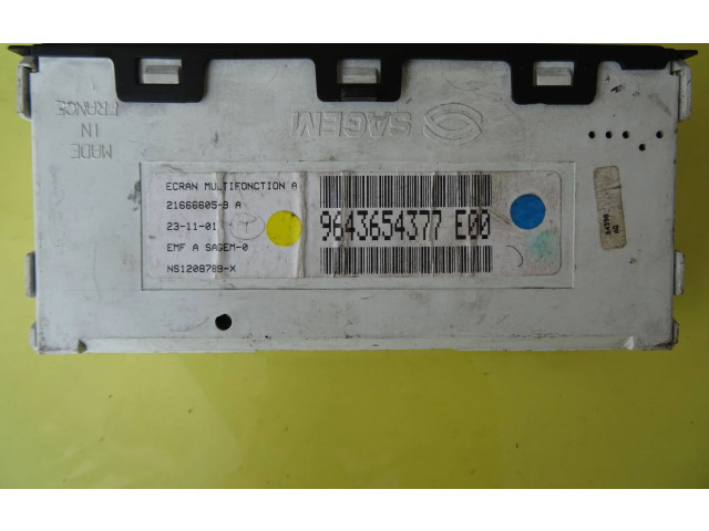 Дисплей 9643654377, 9643654377E00 Citroen Xsara