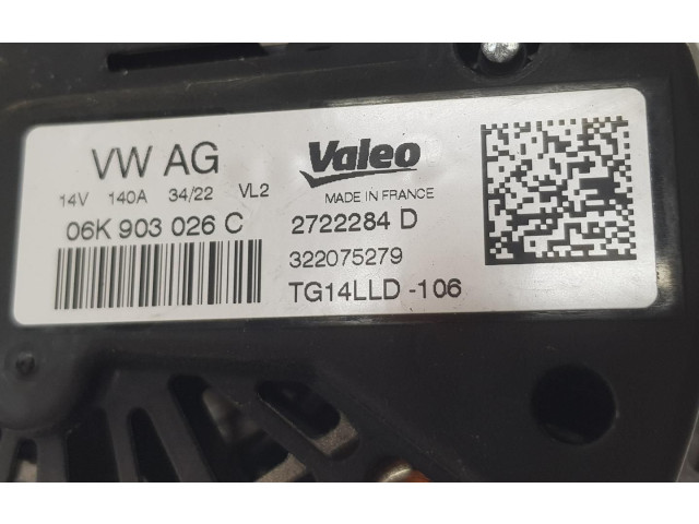 Генератор 06K903026C, 06K903026C   Cupra Leon      