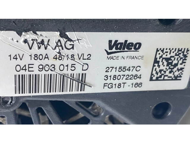 Генератор 04E903015D   Seat Leon (5F) 2.0     