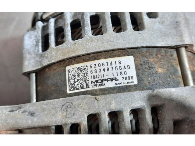 Генератор 68348758AB   Jeep Compass      