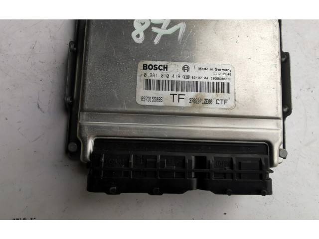 Řídící jednotka 0281010419, 0281010419 8973155086 Honda Civic 2005