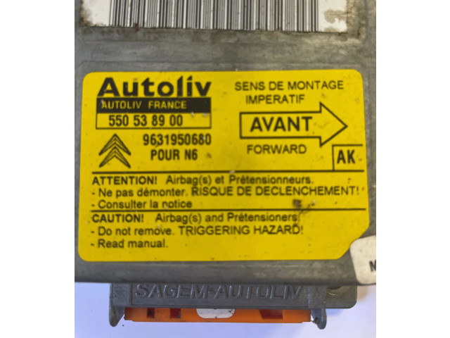Блок подушек безопасности 9631950680, 550538900   Citroen Xsara Picasso
