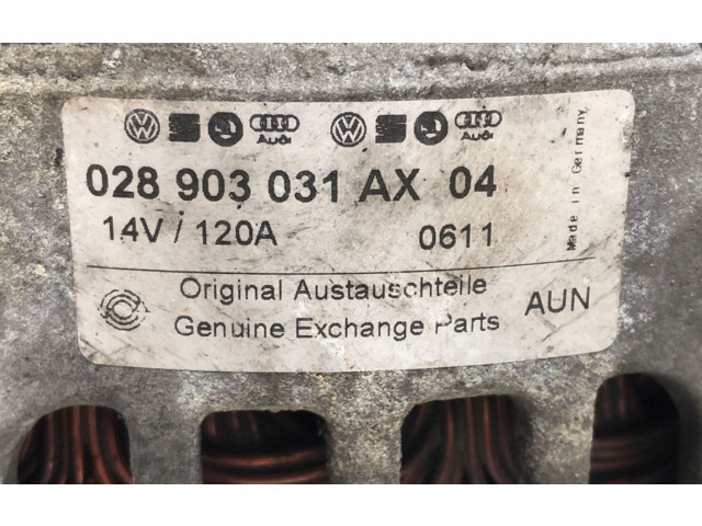 Генератор 028903031AX   Volkswagen PASSAT B5.5      