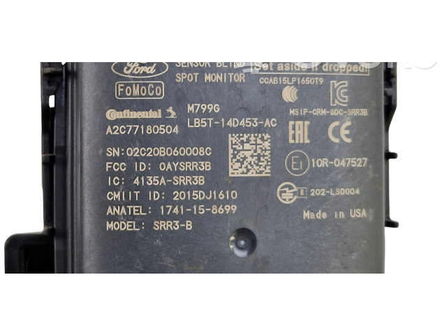 Датчик слепых зон LB5T14D453, LB5T14D453AC Lincoln Aviator II