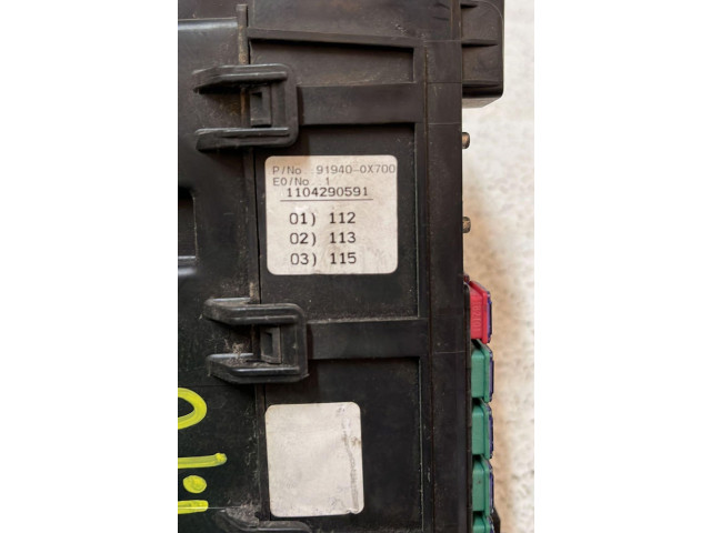 Блок предохранителей 91940-0x700, 91940-0X700   Hyundai i10    
