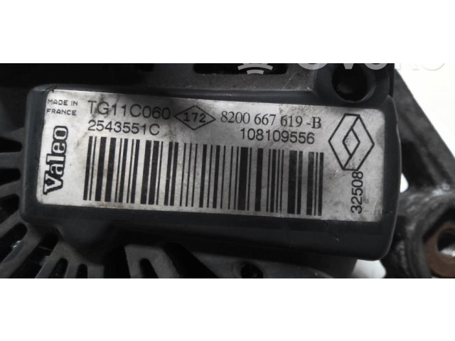 Генератор 8200667619   Renault Twingo II      