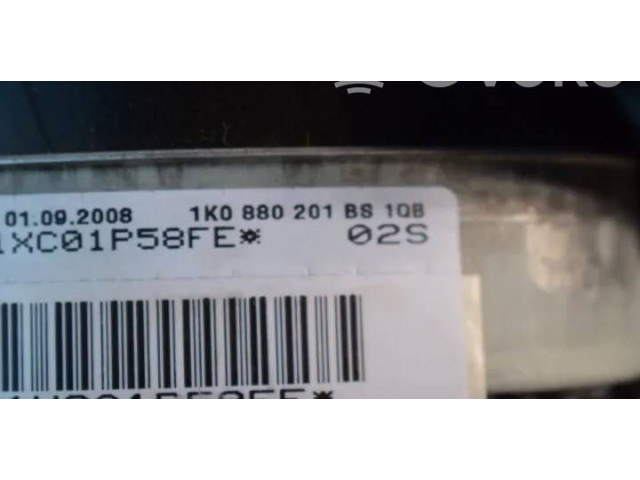 Подушка безопасности водителя 1K0880201BS, XC01P58FE   Volkswagen Golf Plus