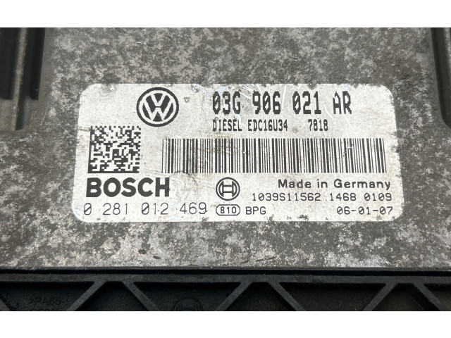 Řídící jednotka 03G906021AR, 1039S11562   Volkswagen Caddy 2007