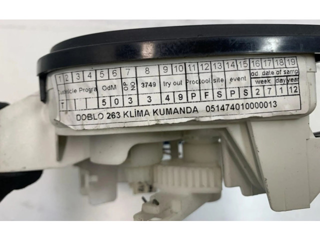 Блок управления климат-контролем 05147401000013   Opel Combo D