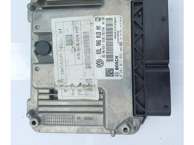 Řídící jednotka 03L906018HM, 0281017092 Seat Alhambra (Mk2) 2012