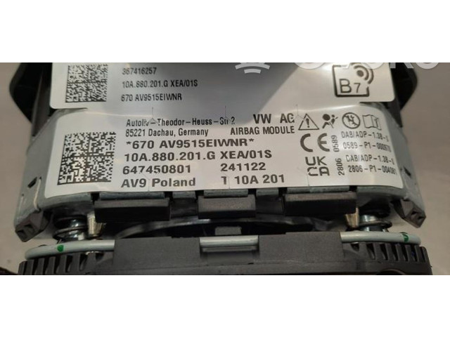 Подушка безопасности водителя 10A880201G Volkswagen ID.3