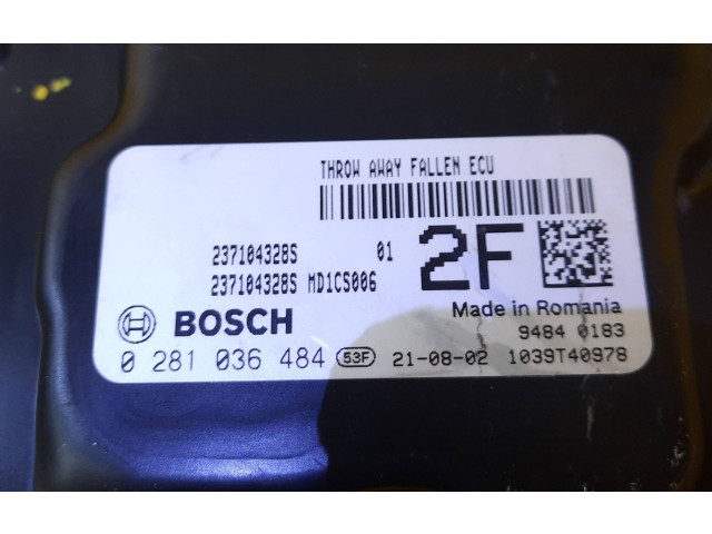 Řídící jednotka 237104328S, 237104328S   Renault Express 2021