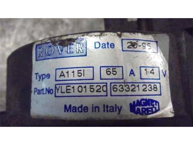 Генератор YLE101520, 63321238 Rover 200 XV