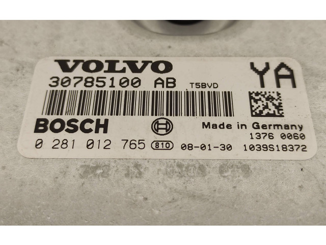 Блок управления двигателя 30785100, 1039S18372   Volvo S80
