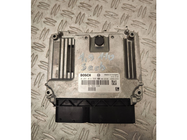 Блок управления двигателя 0281013568, 55563338 Saab 9-5