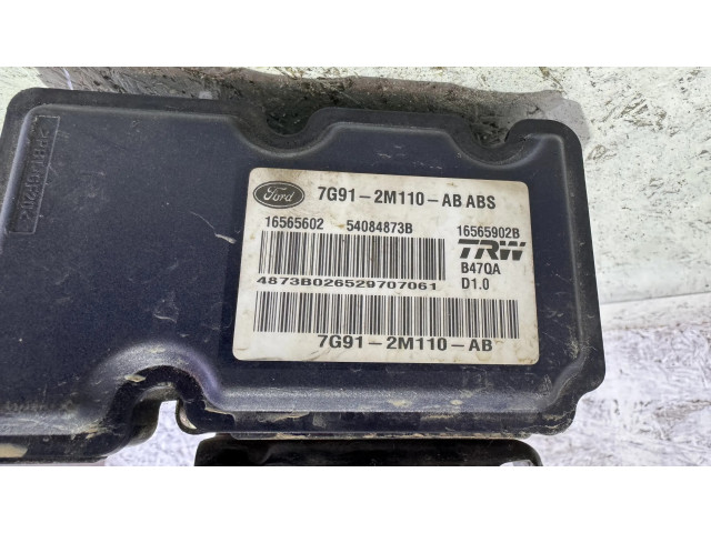 Блок АБС 7G912M110AB, 16565602 Ford Galaxy 2006-2015 года