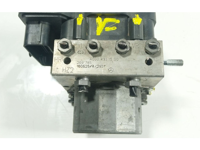 Jednotka ABS A0004311600, A0004311500 Mercedes-Benz CLA C117 X117 W117 2017