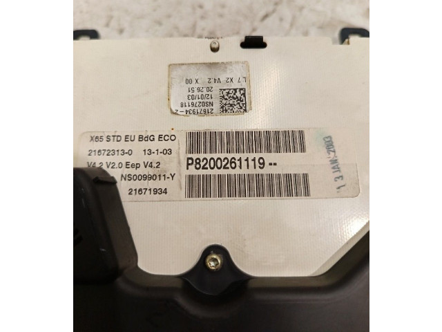 Панель приборов P8200261119 Renault Clio II