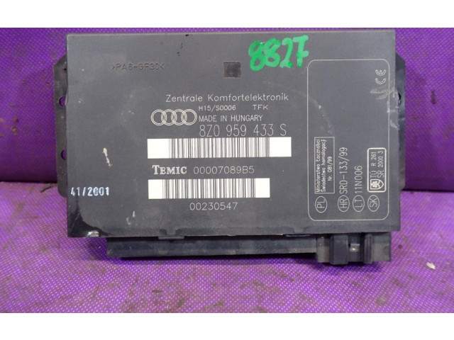 Блок комфорта 8Z0959433S, 8Z0959433S Audi A2