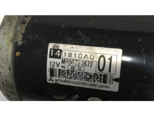 Стартер M000T20672, 1810A001 Mitsubishi Outlander