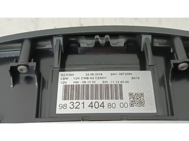 Přístrojová deska Citroen C3 9832140480