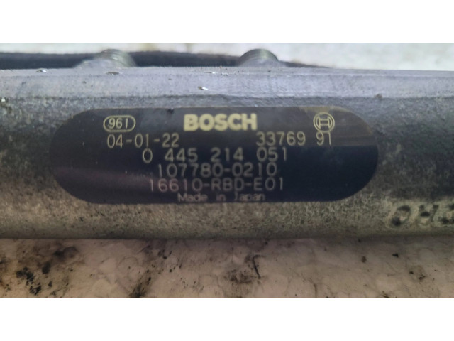 Топливная рампа 16610RBDE01, 1077800210   Honda Accord 2.2 