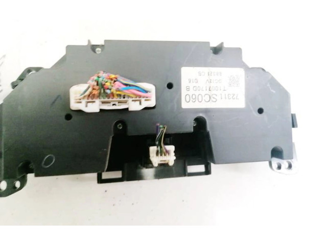 Блок управления климат-контролем 72311SC060, T1007170D Subaru Forester SH