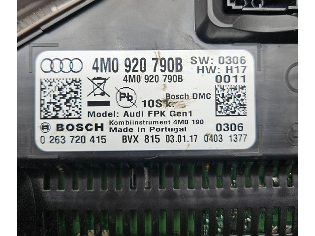 Панель приборов 4M0920790C, 0263720432 Audi SQ7