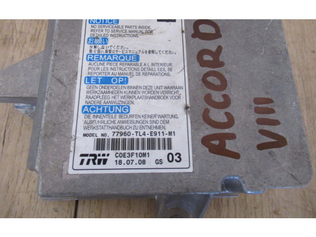 Блок подушек безопасности    Honda Accord