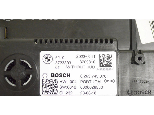 Панель приборов 0263745070, 8723303   BMW Z4 g29       