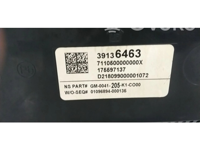 Панель приборов 39136463 Vauxhall Astra K