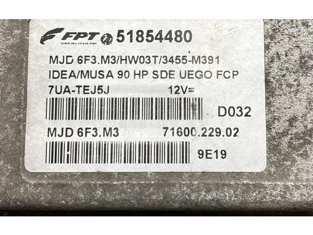 Řídící jednotka 51854480, 51854480 Lancia Musa 2008