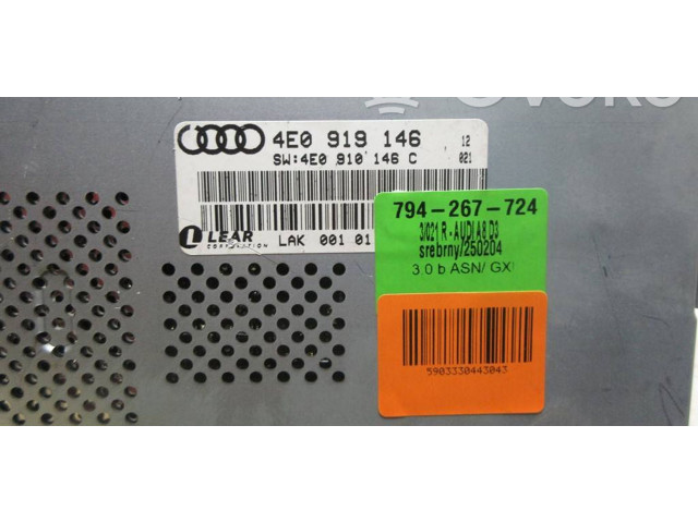 Модуль управления видео 4E0919146, 4E0910146C Audi A8 S8 D3 4E