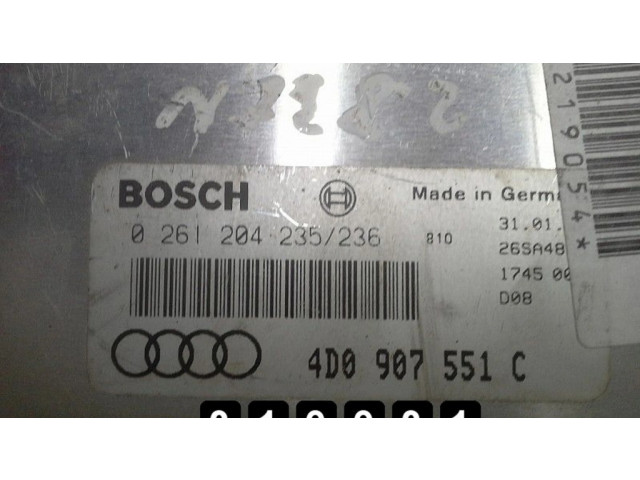 Блок управления двигателя 0261204235   Audi A8 S8 D2 4D