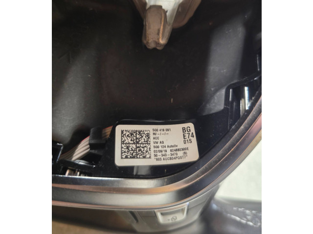 Руль Volkswagen Golf VII  2013 - 2019 года 5G0419091, 624880300E      