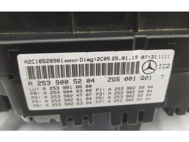 Přístrojová deska Mercedes-Benz GLC X253 C253 2019 A2539005204, A2539005204